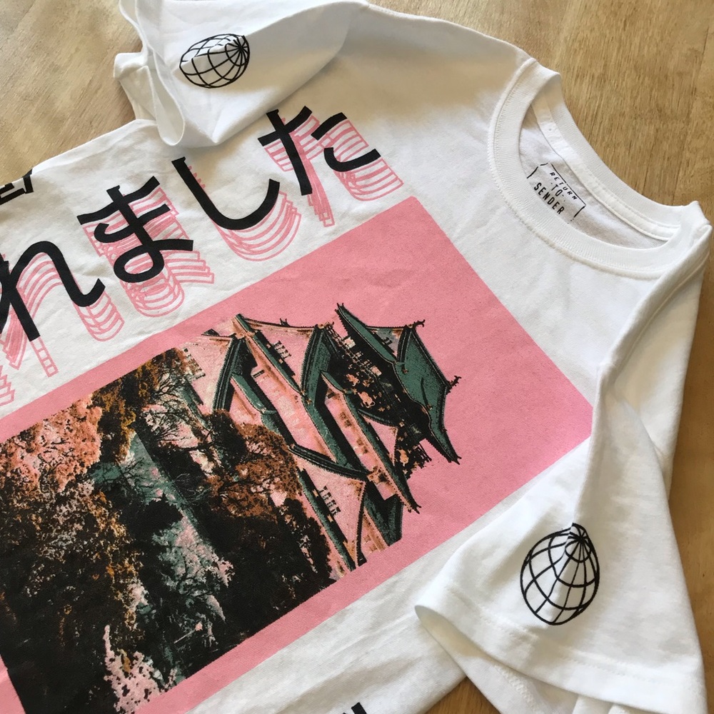 NEW T-Shirt Return to Sender Japanese Brand